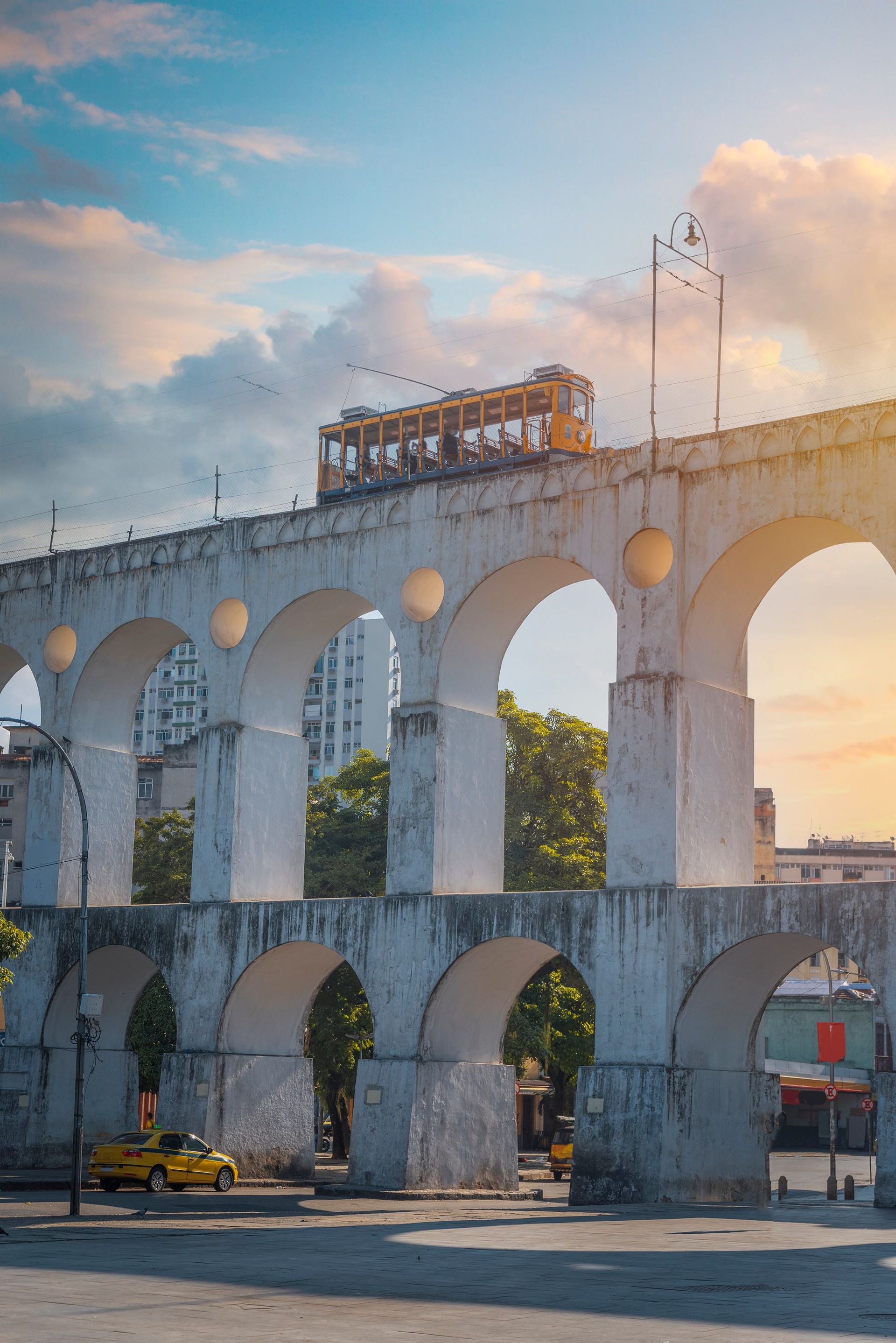 tram in Rio de Janeiro.
