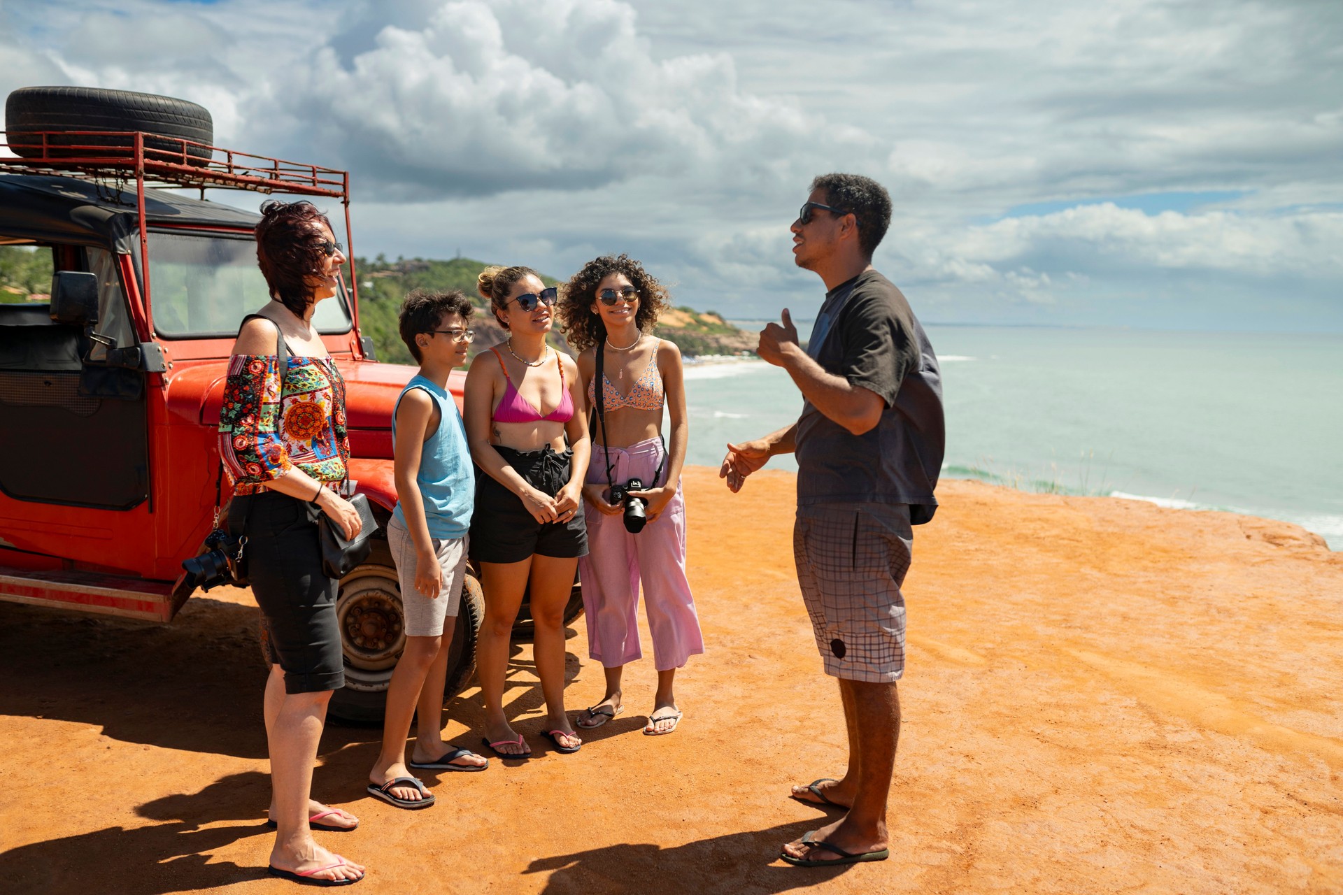 Guided beach trip